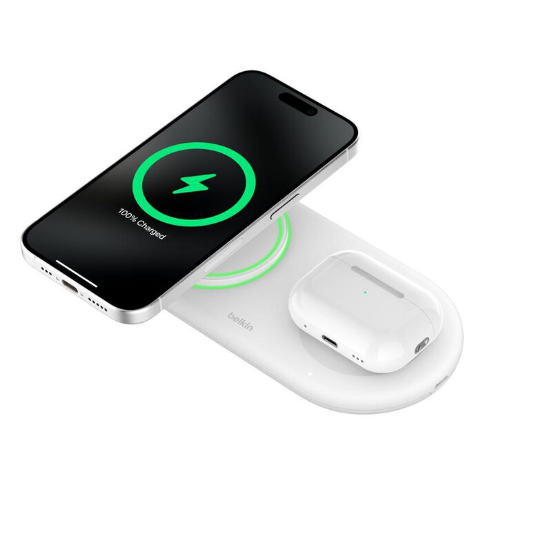 Cargador Inalambrico Magnetico Belkin 2 En 1 Qi... image number null