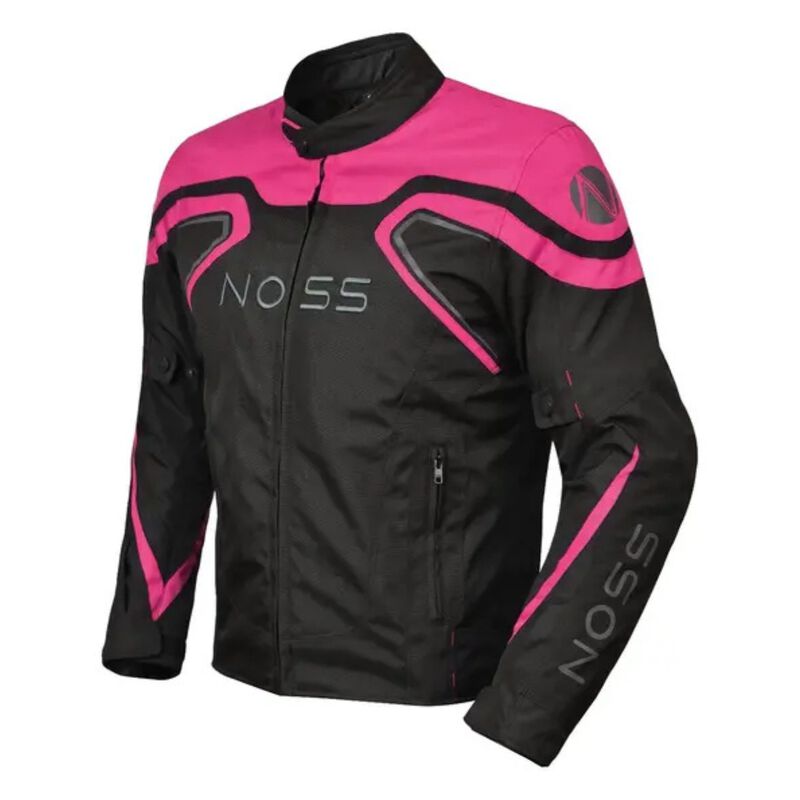 Chamarra De Textil Noss X-racer Njk-201 Neg/ros... image number null