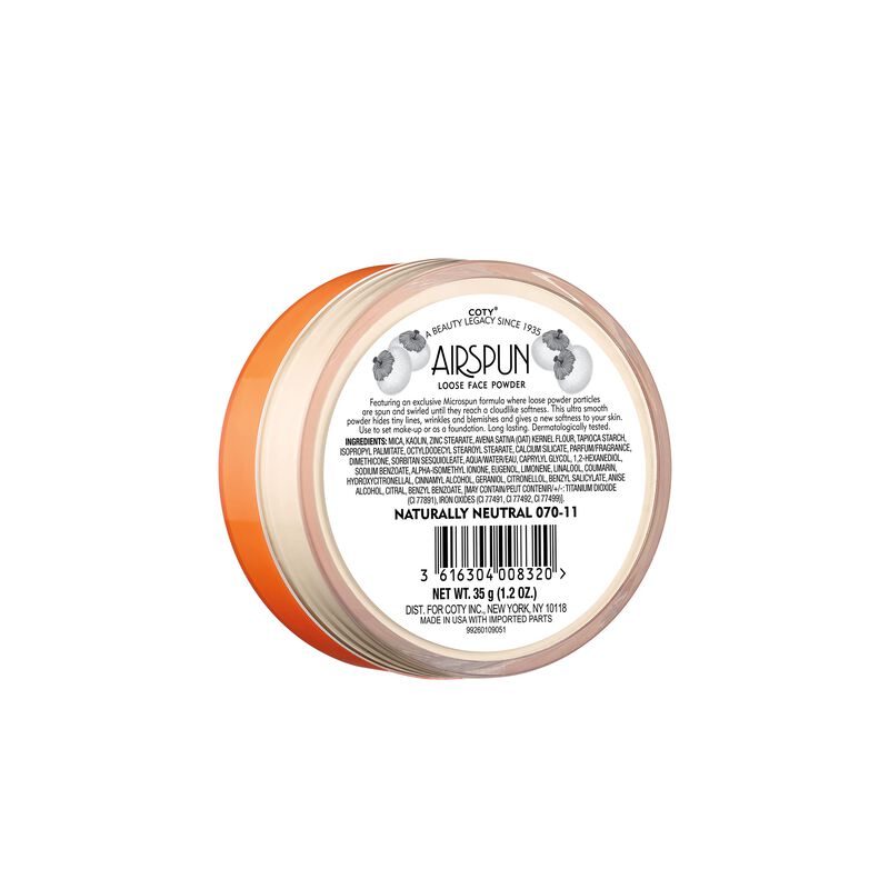 Polvo Facial Suelto Airspun Coty Naturally Neut... image number null