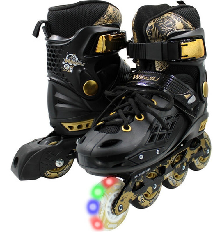Patines Profesionales L&iacute;nea Luz Led Talla 18.5-... image number null