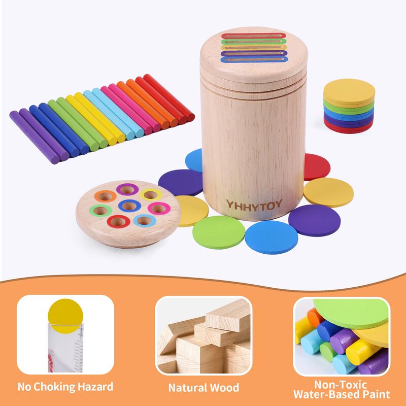 Montessori Toys Yhhytoy Para Ni&ntilde;os Peque&ntilde;os De ... image number null