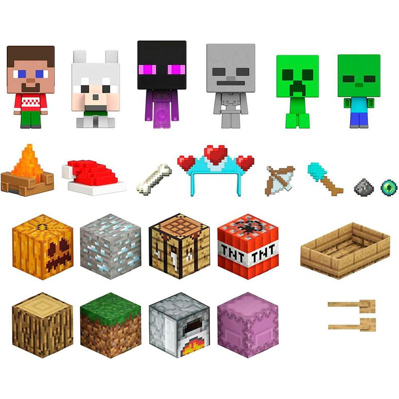 Minecraft Mob Head Minis Calendario de Adviento image number null