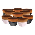 Pack de 10 Brocha Para Maquillaje De Base Brocha Facial Kabuki