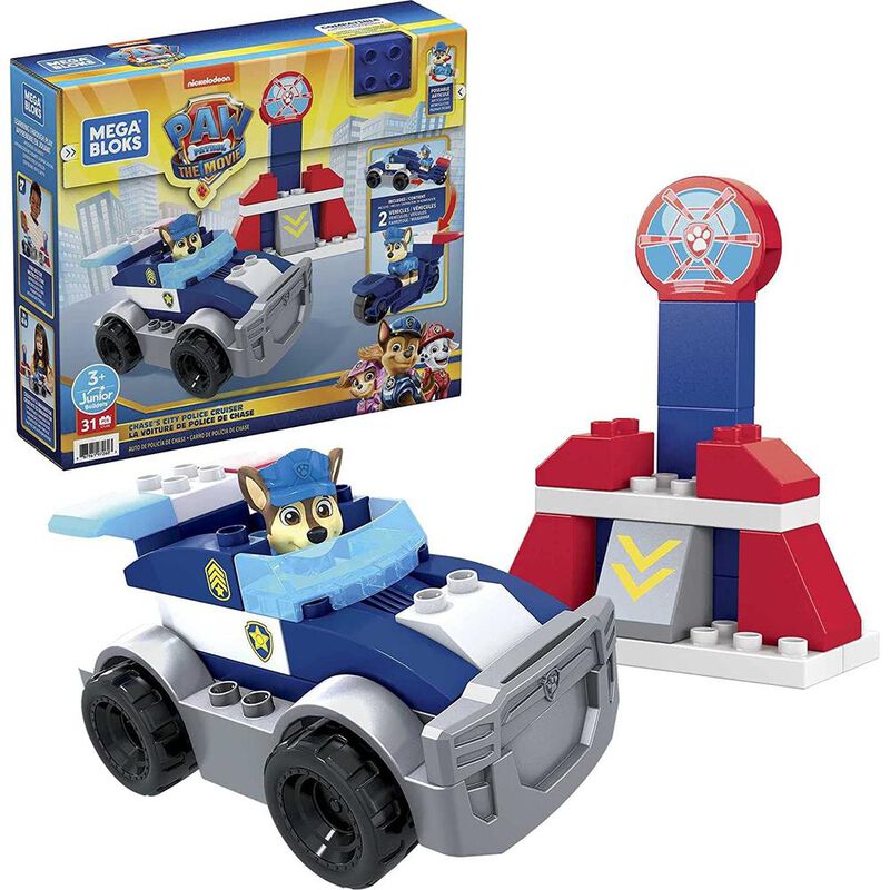 Mega Bloks PAW Patrol Auto de Polic&iacute;a de Chase image number null