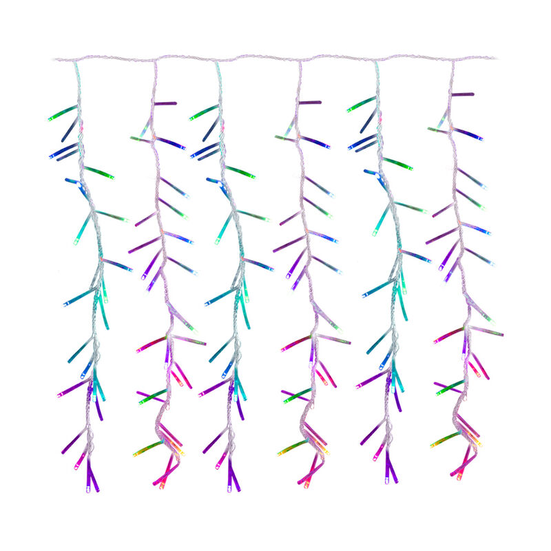 Serie crtina luz multicolor 800 LED, 8 funcione... image number null