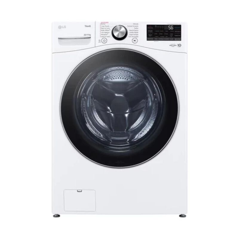 Lavadora Lg 20 Kilos Carga Frontal Blanca Wm20w... image number null