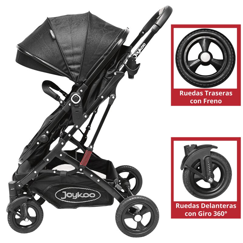 Carriola para Beb&eacute; con Portabeb&eacute; Reversible Con... image number null