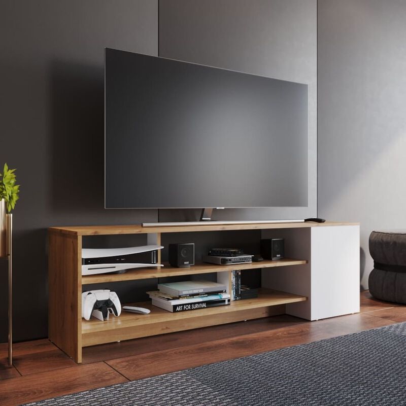 Mesa para TV Flat Para Pantallas de hasta 65 Pu... image number null