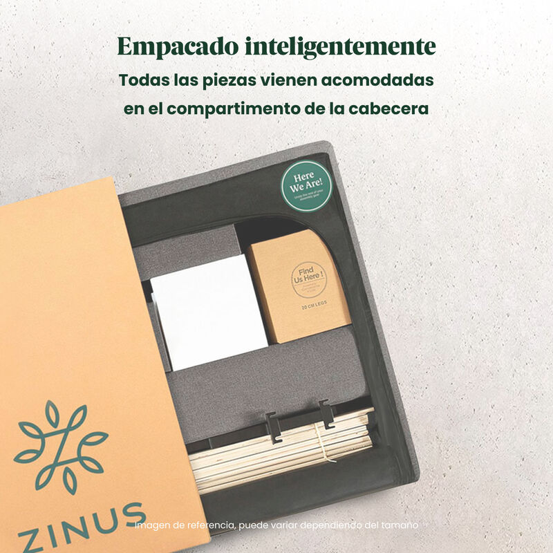 Zinus Judy | Base De Cama Queen Con Cabecera Y ... image number null