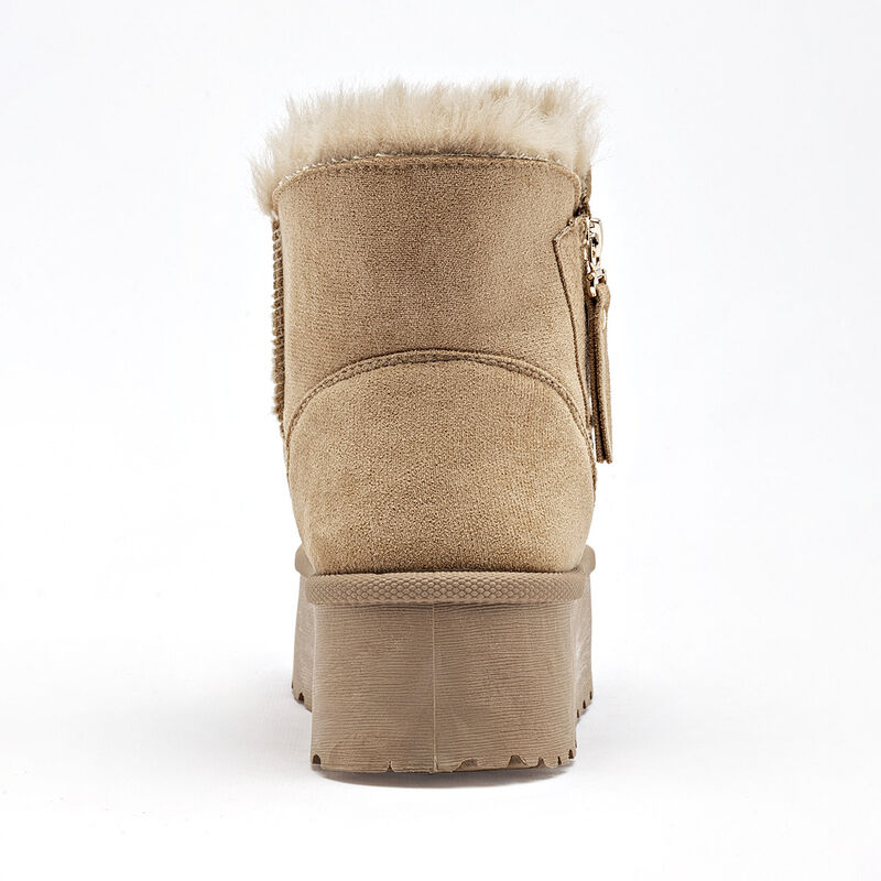 Moramora Bota con peluche para mujer camel image number null