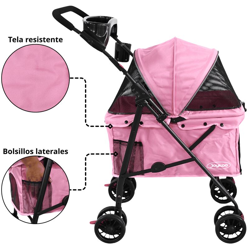 Carriola para Mascotas Cochecito para Perros y ... image number null