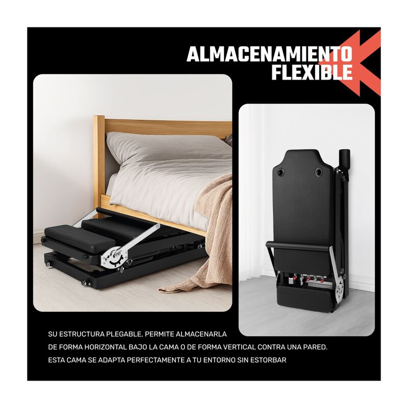 Cama Pilates Reformer Yoga Plegable Fitness 5 R... image number null