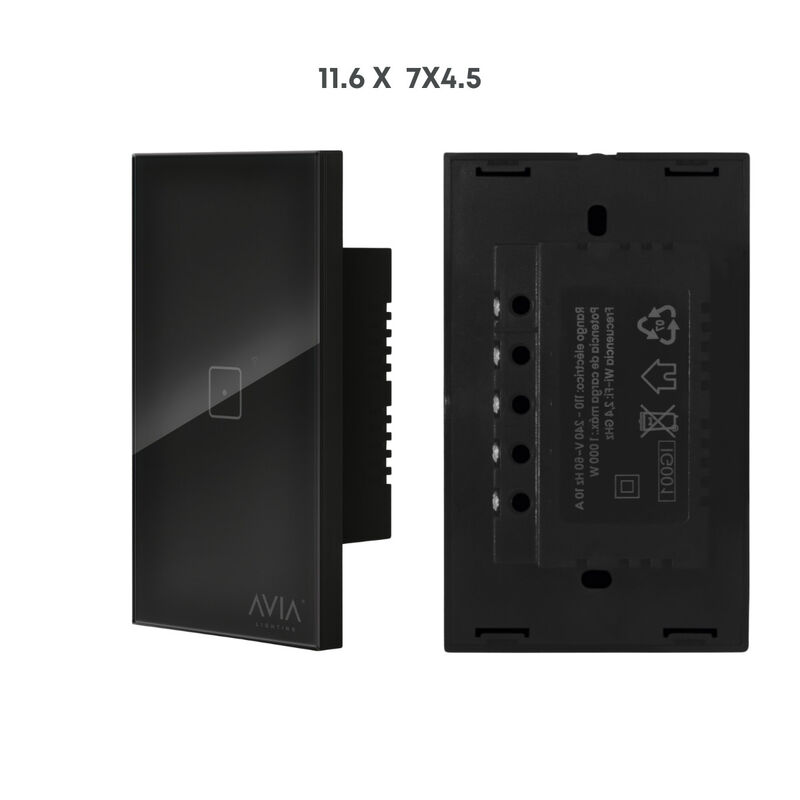 Pack 2 piezas Apagador De Pared Touch De Un Mód... image number null