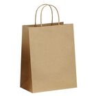 Bolsa Kraft Natural Tipo Boutique 25.5x34x13 Bolsa Kraft Natural Tipo Boutique 25.5x34x13