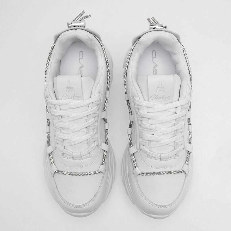 Clasben Tenis urbano para mujer blanco image number null