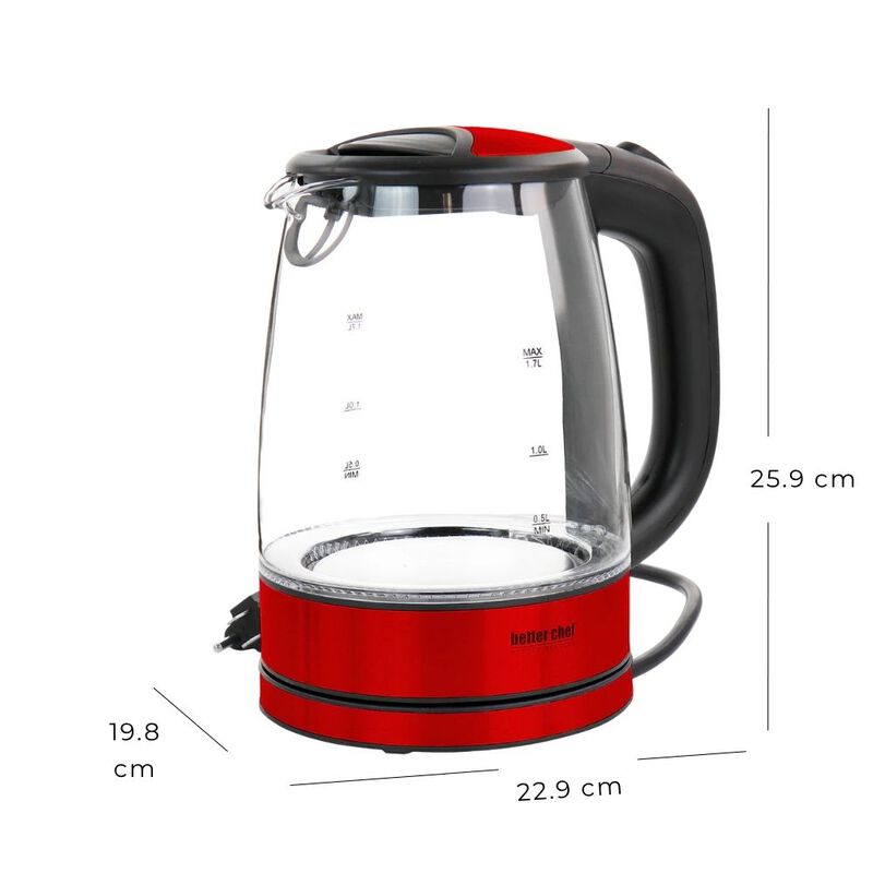 Hervidor El&eacute;ctrico De Agua Better Chef Vidrio 1... image number null