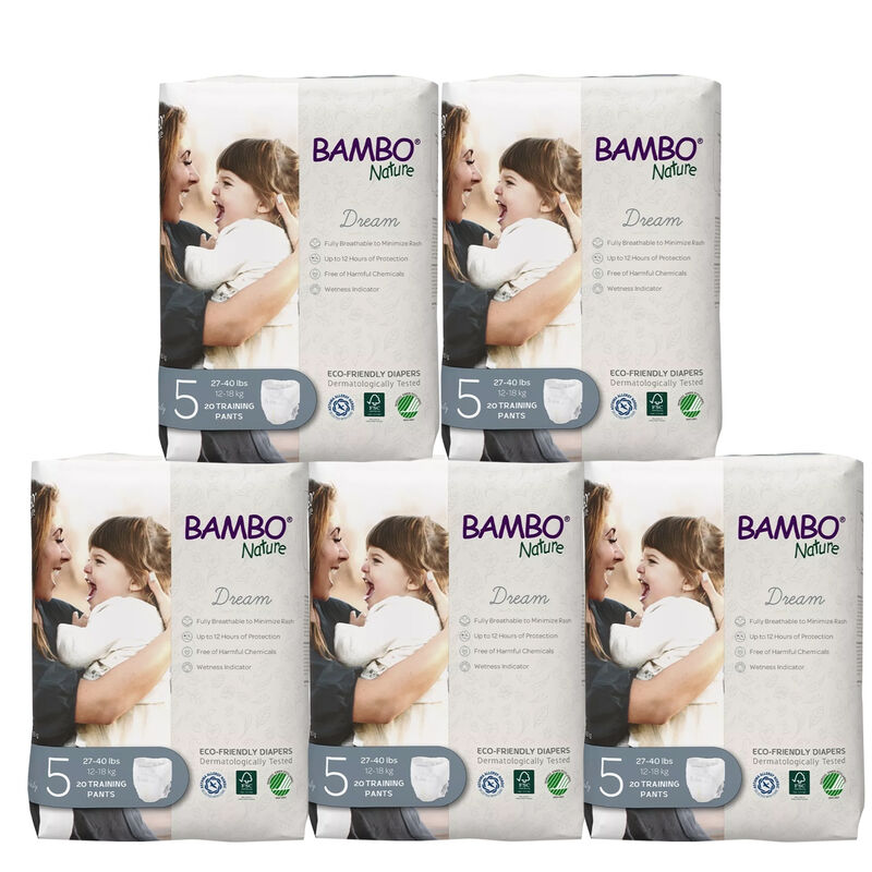 Calz&oacute;n Entrenador Bambo Nature Dream 100pz T5 image number null