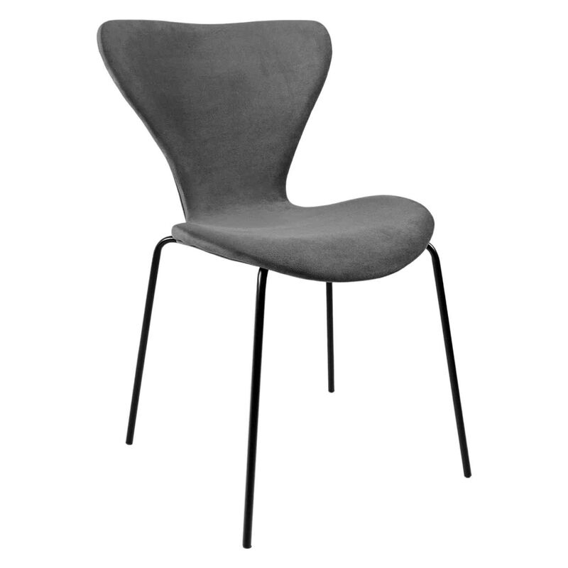 Juego Set 4 Sillas Tapizadas Terciopelo Comedor... image number null