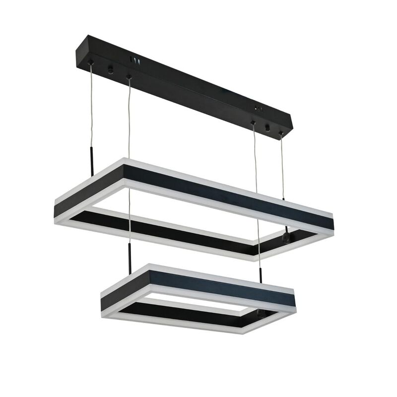 Candil De Led Suspendido 2 Rect&aacute;ngulos image number null