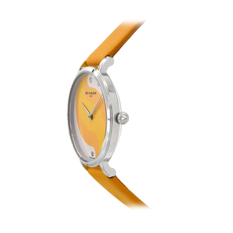 Reloj Nivada Fashion Dama Ac/Piel Carat Naranja... image number null