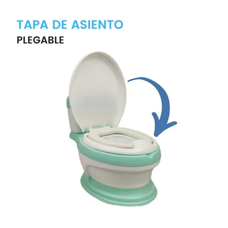 Ba&ntilde;o Entrenador Verde Acojinado Con Sonido Y An... image number null