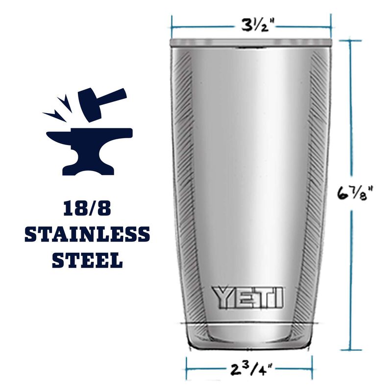 Vaso Yeti Rambler De Acero Inoxidable Con Aisla... image number null