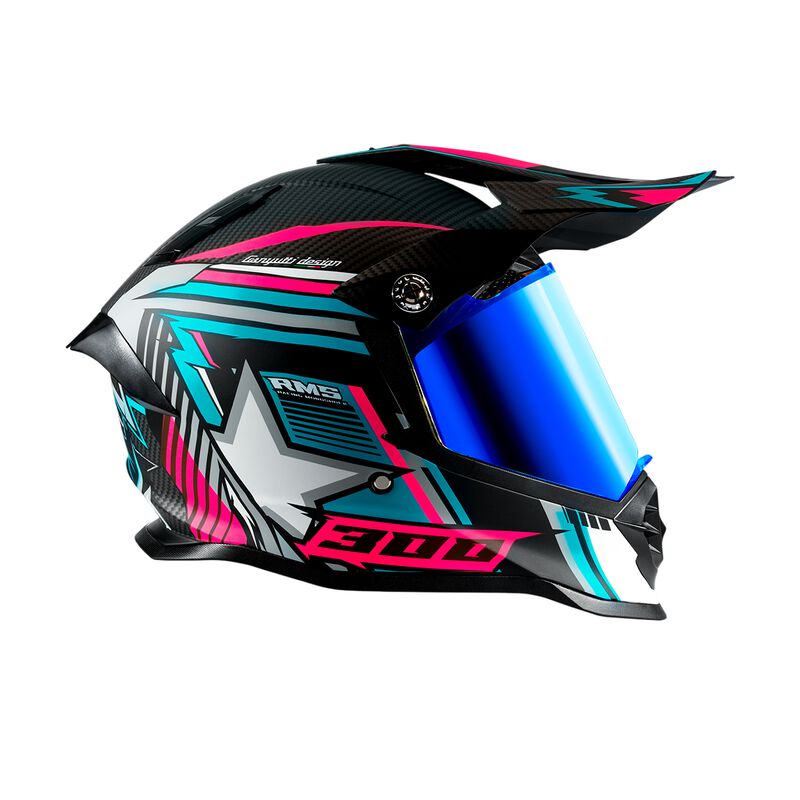 Casco Para Motocicleta Axs Beretta Xl Azul image number null