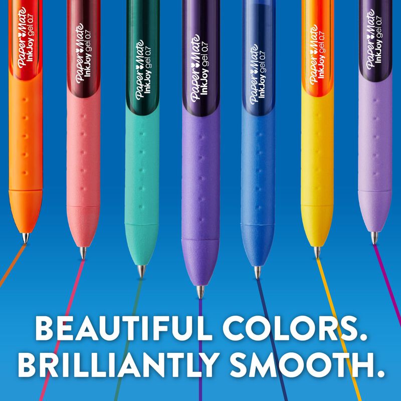 Bol&iacute;grafos De Gel Paper Mate Inkjoy De Punta Me... image number null