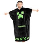 Manta Con Capucha De Forro Polar Minecraft Para Ni&ntilde;os Y Adolescentes