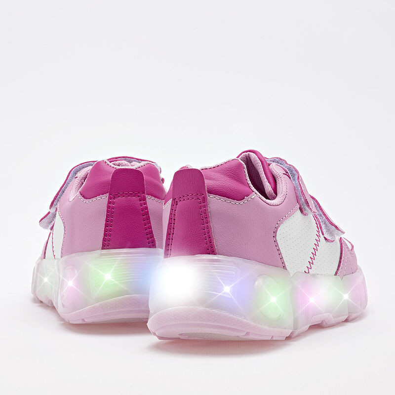 Moramora Tenis Para Preescolar Ni&ntilde;a Rosa Blanco... image number null