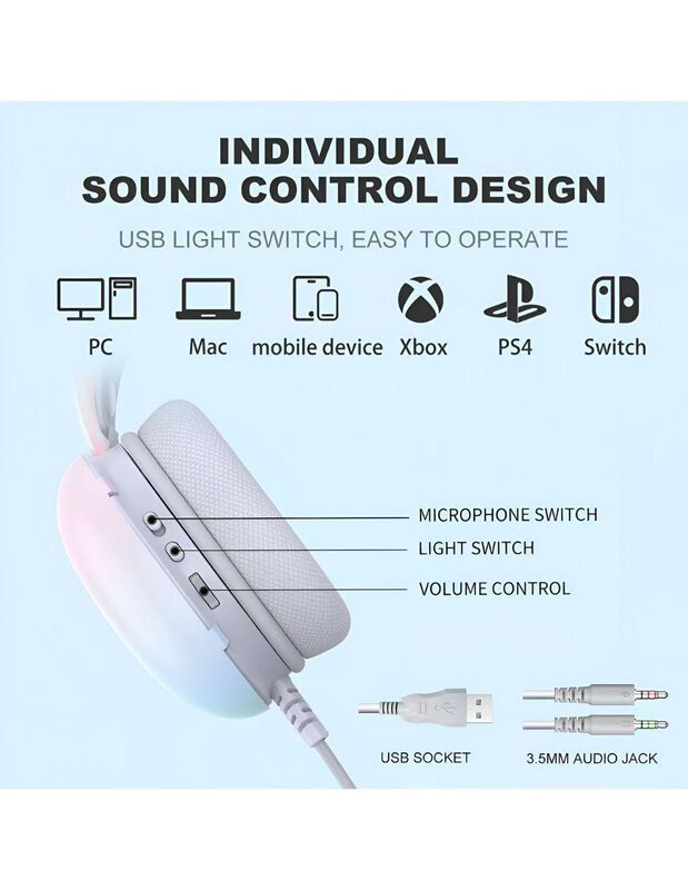 Audifonos Gamer Elego image number null