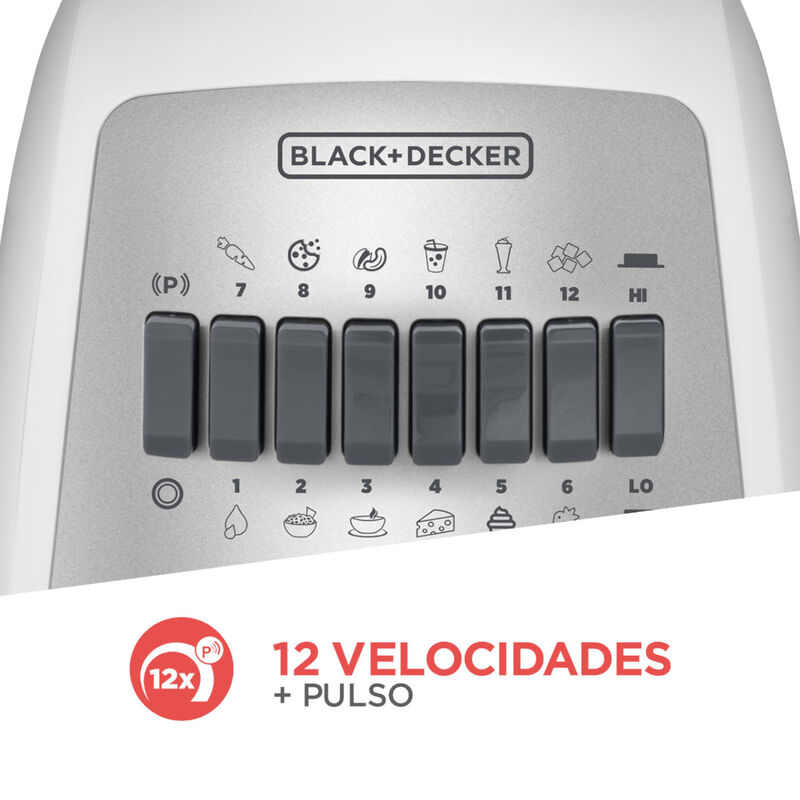 Licuadora Black+Decker BLBD210GW 12 Velocidaes ... image number null