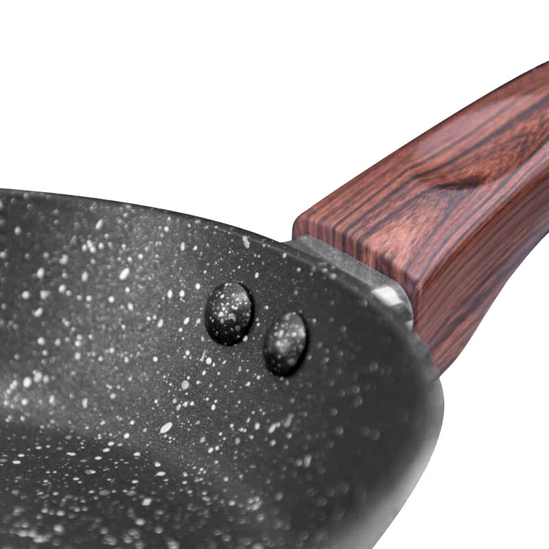 Sart&eacute;n 28cm Granito/madera 2 Antiadherente Indu... image number null