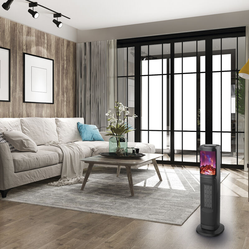 Combo De 4 Calefactores De Torre Cer&aacute;mico Con F... image number null