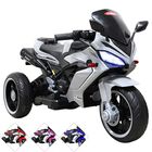 Moto El&eacute;ctrica Deportiva Para Ni&ntilde;os 3 Ruedas Bluetooth Dos Baterias 6v A Partir De 3 A&ntilde;os - Gris