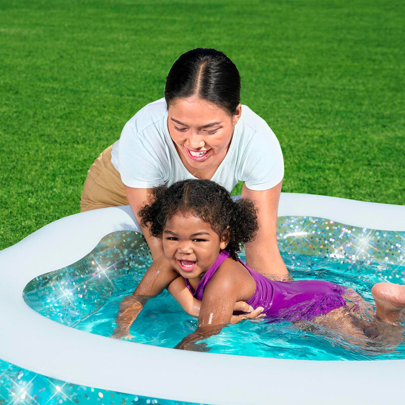 Alberca Inflable Curva 1.50X1.27X.43cm Color Tu... image number null