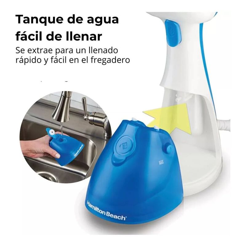 Vaporizador De Mano Para Ropa C/ Bomba De Vapor... image number null