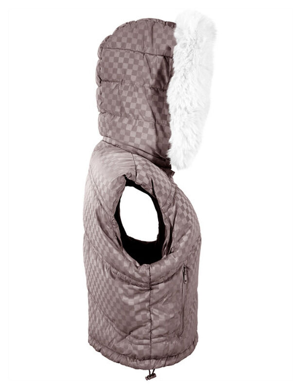 Chaleco Capitonado Corto Gorro Desmontable Dora... image number null