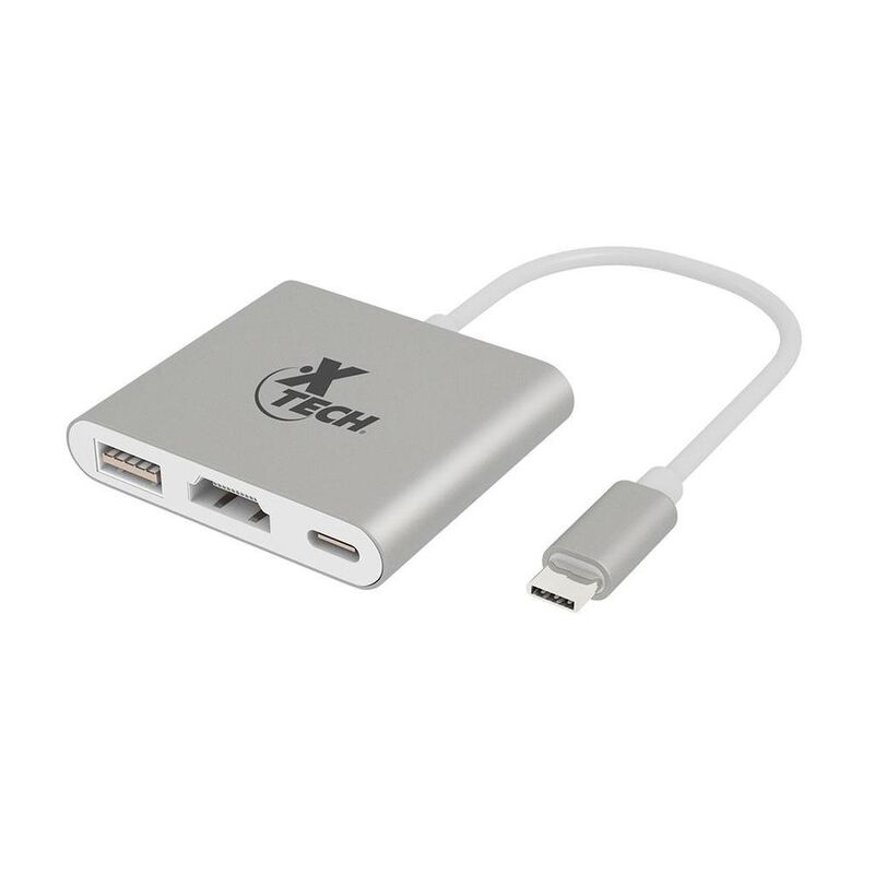 Adaptador multipuerto USB Tipo C 3-en-1 Xtech X... image number null