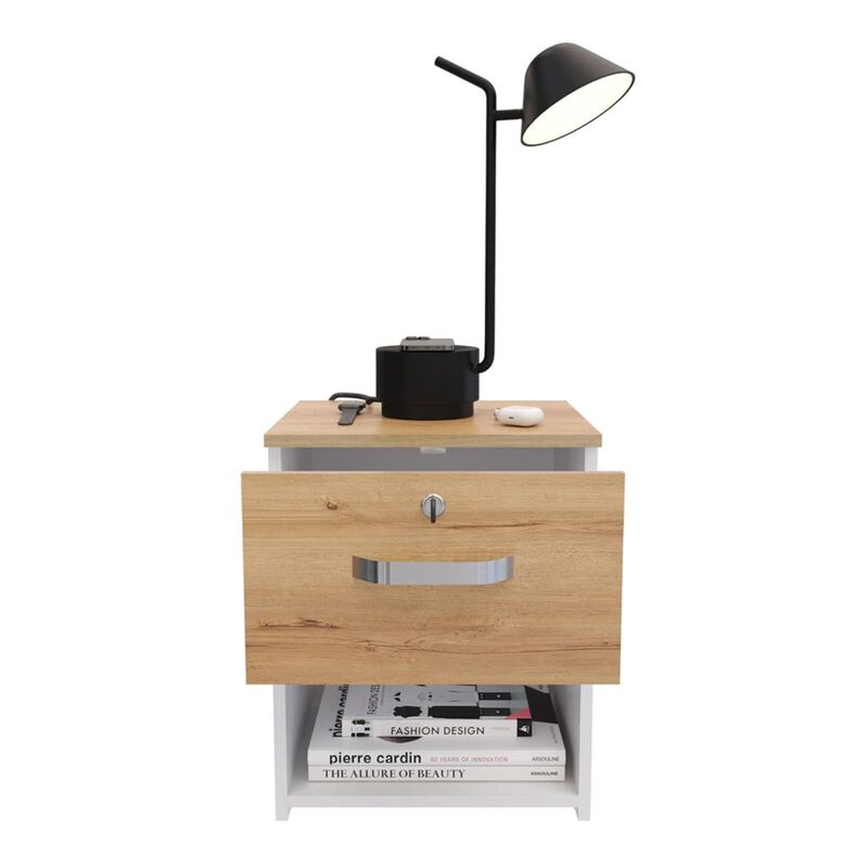 Bur&oacute; de  Noche Kaz,  Caj&oacute;n Seguro (con llave), ... image number null