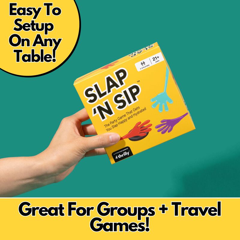 Juego Para Beber Slap N Sip Sticky Hand Con 100... image number null