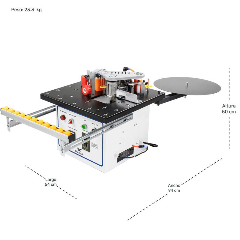 Enchapadora De Cantos Autom&aacute;tico Corte Recto Cu... image number null