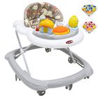 Andadera para Bebé Juguetes Pollito Musical Altura Ajustable Ruedas de Goma Apta desde 6 meses y hasta 12 kg - Gris