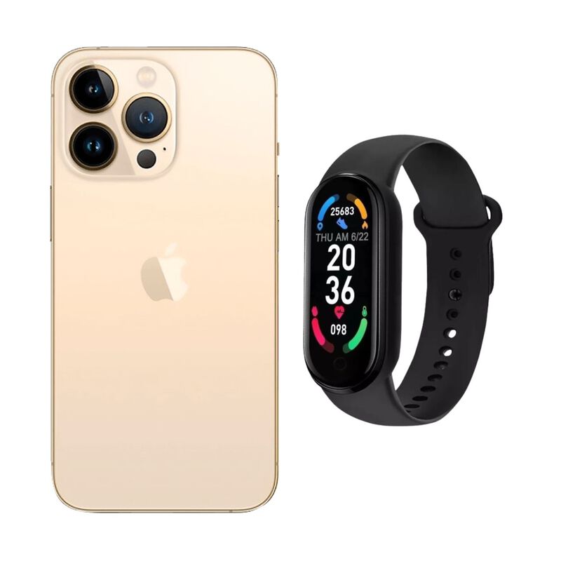 iPhone 13 Pro 128GB Dorado Reacondicionado + Br... image number null