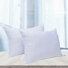 Pack de 2 Almohadas Sensación Pluma de Ganso Down Sintético C/ 2 Fdas Hotel