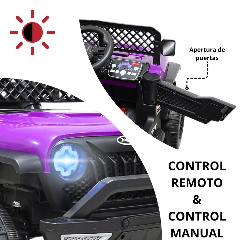 Camioneta Montable El&eacute;ctrica Para Ni&ntilde;os Luces  ... image number null