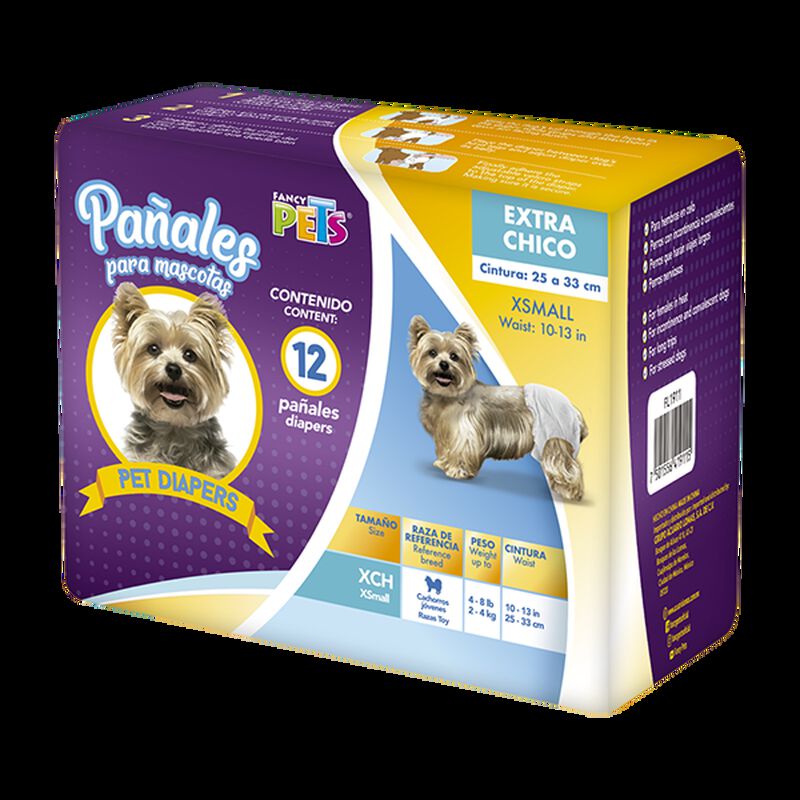 Fancy Pets Pañales Tamaño Grande Para Perro  12... image number null
