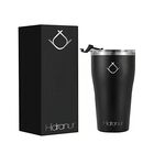 Termo de Acero Inoxidable con Popote Incluido 20 oz  Popote Incluido Negro Hidranur