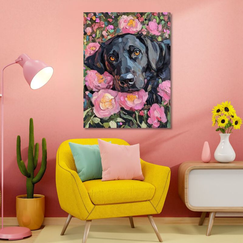 Cuadro Decorativo Impreso 70x100cm Labrador image number null