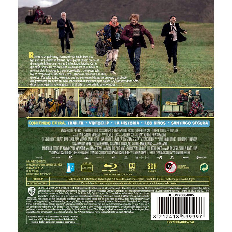 &iexcl;A todo tren! Destino Asturias [Blu-Ray] [Blu-r... image number null